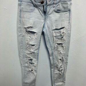 American Eagle Lightwash Low Jegging Jeans